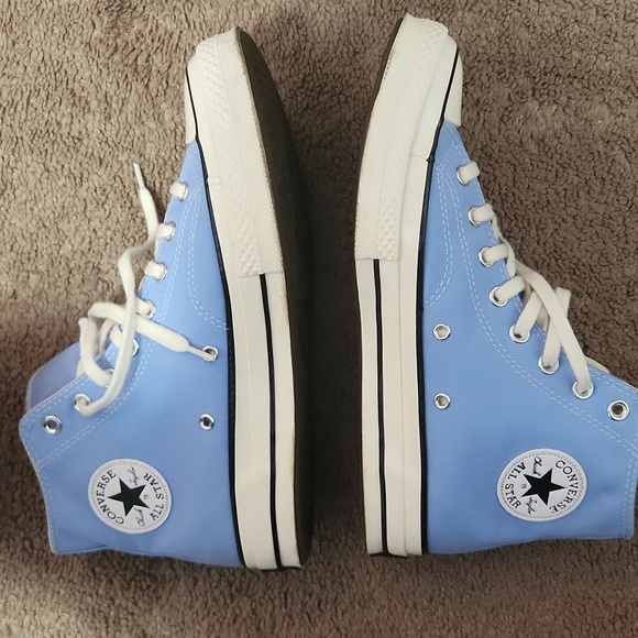 Baby blue converse size 11 in womens - Picture 5 of 6